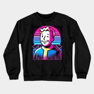 80s retro Vault B Crewneck Sweatshirt